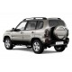 Защита порогов с накладками d=76 мм (НПС) для Lada Niva Travel 2021-н.в., Lada Niva 2020-2021, Chevrolet Niva 2009-2020