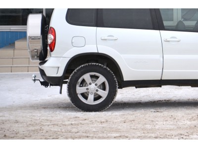 Фаркоп для Chevrolet Niva 2008-2020, Lada Niva 2020-2021, Lada Niva Travel 2021-н.в. съемное крепление шара под американский квадрат