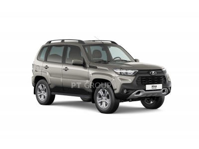 Защита порогов вогнутая d=63 мм (ППК) ШАГРЕНЬ для Chevrolet Niva 2008-2020, Lada Niva 2020-2021, Lada Niva Travel 2021-н.в. №LNV-09-330307.22
