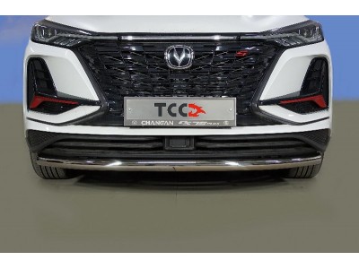 Защита передняя нижняя 60,3 мм ТСС для Changan CS75 plus II 2022 – н.в.