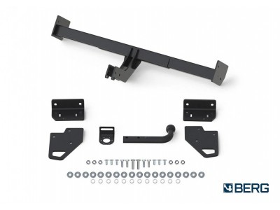 Фаркоп для Mitsubishi Pajero IV 2007-2020, Mitsubishi Pajero III 2000-2007 крепление шара на двух болтах №F.4011.001