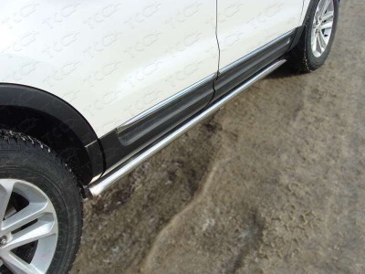 Пороги труба 60 мм для Ford Explorer № FOREXPL12-06