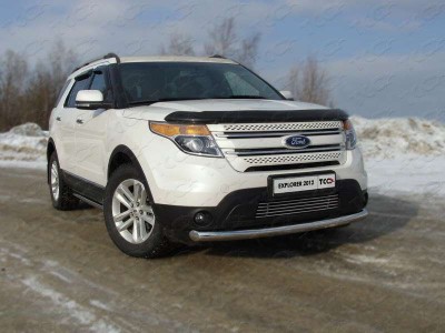 Защита переднего бампера 76 мм для Ford Explorer № FOREXPL12-12