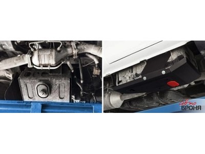 Защита емкости с AdBlue, АвтоБРОНЯ, Сталь для  Sollers Atlant 2022-н.в., V - 1.9D, 2.7D