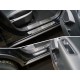 Накладки на пороги на пластик шлифованный лист 4 штуки для Geely Atlas 2018-2021