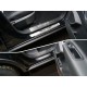 Накладки на пороги на пластик шлифованный лист надпись Atlas 4 штуки для Geely Atlas 2018-2021