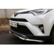 Защита переднего бампера с ДХО 60 мм ТСС для Toyota RAV4 2015-2019