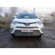 Накладка решётки радиатора нижняя 16 мм ТСС для Toyota RAV4 2015-2019