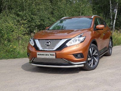 Защита переднего бампера 60 мм для Nissan Murano № NISMUR16-07
