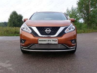 Накладка решётки радиатора нижняя 12 мм для Nissan Murano № NISMUR16-03
