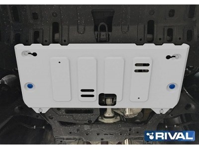ащита картера + КПП + комплект крепежа, Rival, Алюминий для Changan Eado Plus 2023-, 1.4, робот