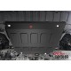 Защита картера (сталь) + комплект крепежа для BAIC X55 2022-н.в. (V - 1.5, робот, передний)