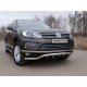 Защита передняя Кенгурятник 60-42 мм ТСС для Volkswagen Touareg 2014-2017