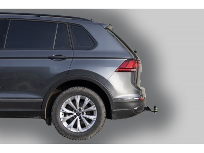 Фаркоп для Volkswagen Tiguan 2007-2016, 2016-2024 съемное крепление шара под американский квадрат