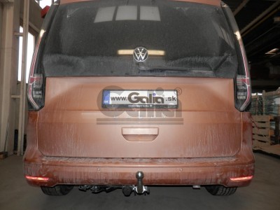 Фаркоп оцинкованный для Volkswagen Caddy 2020-н.в., Ford Tourneo Connect 2022-н.в. условно-съемное крепление шара