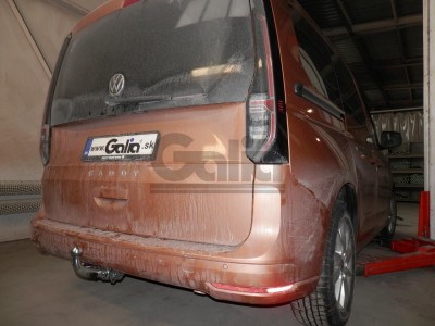 Фаркоп оцинкованный для Volkswagen Caddy 2020-н.в., Ford Tourneo Connect 2022-н.в. условно-съемное крепление шара