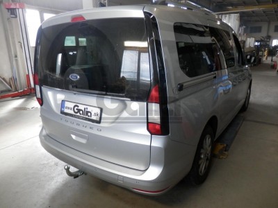 Фаркоп оцинкованный для Volkswagen Caddy 2020-н.в., Ford Tourneo Connect 2022-н.в. условно-съемное крепление шара