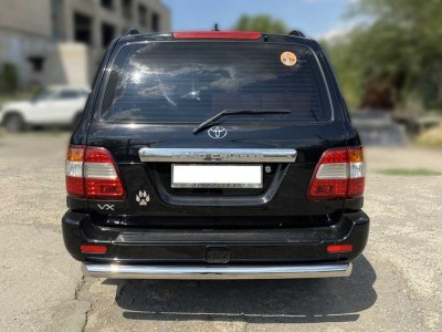 Защита заднего бампера "радиусная" d-76 для Toyota Land Cruiser 100 1998-2007 LC_10