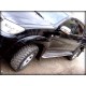 Пороги с листом d-76 Технотек для Toyota Hilux 2011-2015