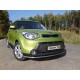 Защита переднего бампера 42 мм ТСС для Kia Soul 2014-2016