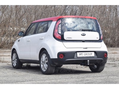 Фаркоп для Kia Soul 2013-2019 съемное крепление шара под американский квадрат