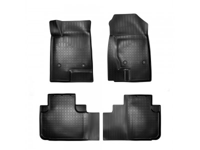 Коврики 3D в салон Norplast чёрные для Haval F7 № NPA10-C28-320