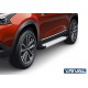 Порог-площадка "Silver" F180AL Rival + комплект крепежа Chery Tiggo 7 2019-2020, Chery Tiggo 8 2020-н.в., Chery Tiggo 8 Pro 2021-н.в.,Chery Tiggo 8 Pro Max 2022-н.в., Exeed LX 2022-н.в. 