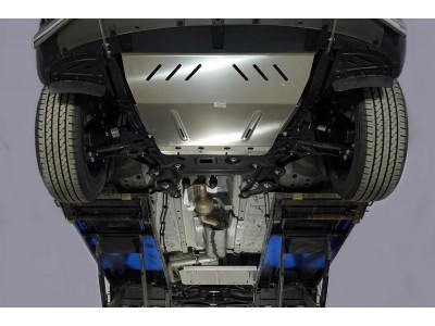 Защиты комплект (алюминий) 4мм (картер, кпп, бак) для Chery Tiggo 8 Pro 2021 – н.в. ZKTCC00479K