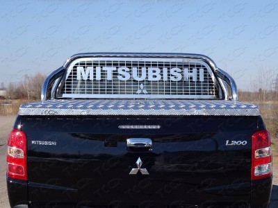 Защита кузова и заднего стекла 75х42 мм для крышки для Mitsubishi L200 № MITL20019-23