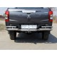 Защита задняя двойные уголки 76-42 мм ТСС для Mitsubishi L200 2019-2021