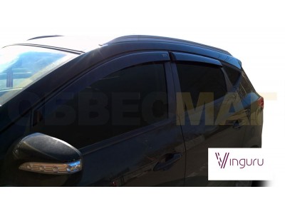 Дефлекторы окон Vinguru 4 штуки для Hyundai ix35 № AFV28110