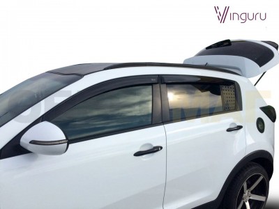 Дефлекторы окон Vinguru 4 штуки для Kia Sportage № AFV28210