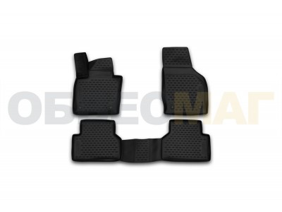 Коврики 3D в салон Element полиуретан 4 штуки для АКПП на Audi Q3 № CARAUD00001
