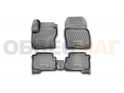 Коврики 3D в салон Element полиуретан 4 штуки на Ford Kuga № CARFRD00009k