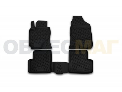 Коврики в салон Element полиуретан 4 штуки на Lifan Solano 620 № CARLIF00003h