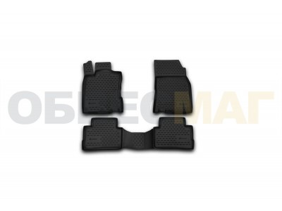 Коврики в салон Element полиуретан 4 штуки на Nissan Qashqai № CARNIS00041