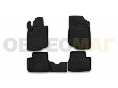 Коврики в салон Element полиуретан 4 штуки на Peugeot 207 № CARPGT00009