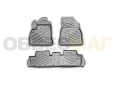 Коврики в салон Element полиуретан 3 штуки на Peugeot 3008 № CARPGT00023