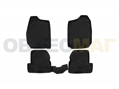 Коврики в салон Element полиуретан 4 штуки на Suzuki Jimny № CARSZK00013