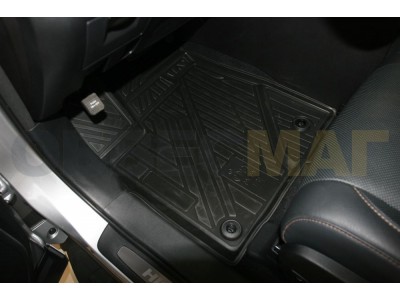 Коврики 3D в салон полиуретан 5 штук Element для Toyota Highlander 2014-2020