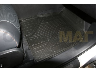 Коврики 3D в салон полиуретан 5 штук Element для Toyota Highlander 2014-2020