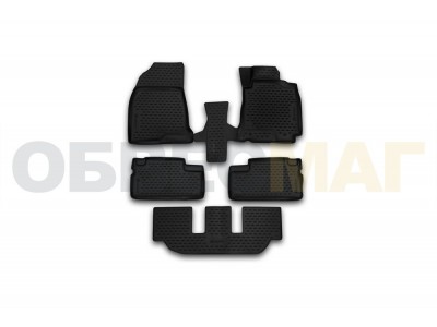 Коврики 3D в салон Element полиуретан 5 штук на Toyota Wish № CARTYT00005