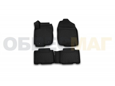 Коврики 3D в салон Element полиуретан 4 штуки на Toyota RAV4 № CARTYT00007k
