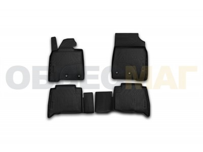 Коврики в салон Element полиуретан 4 штуки на Toyota Land Cruiser 200 № CARTYT00011