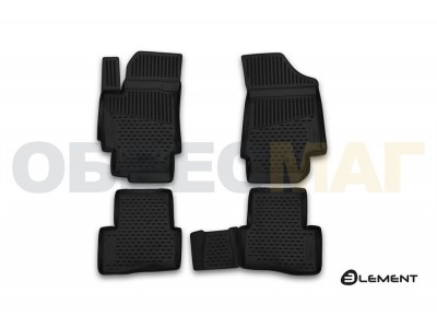 Коврики в салон Element полиуретан 4 штуки на Hyundai Creta № ELEMENT2062210k