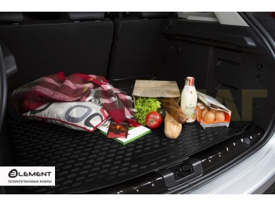 Коврик в багажник Element полиуретан на седан для Hyundai Solaris 2017-2021