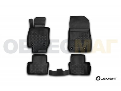 Коврики в салон Element полиуретан 4 штуки на АКПП на Mazda CX-3 № ELEMENT3329210k