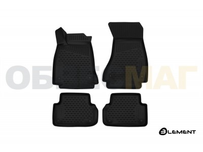 Коврики 3D в салон Element полиуретан 4 штуки на Audi A4/Avant/Allroad № ELEMENT3D0422210k