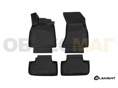 Коврики 3D в салон Element полиуретан 4 штуки на Audi Q5 № ELEMENT3D0425210k