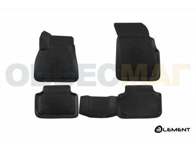 Коврики 3D в салон Element полиуретан 4 штуки на Audi Q7 № ELEMENT3D0426210k